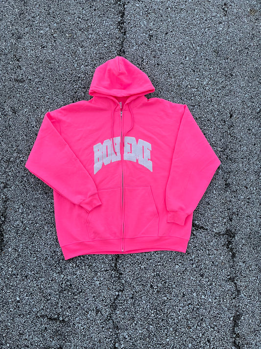 Pink Boheme Zip Up