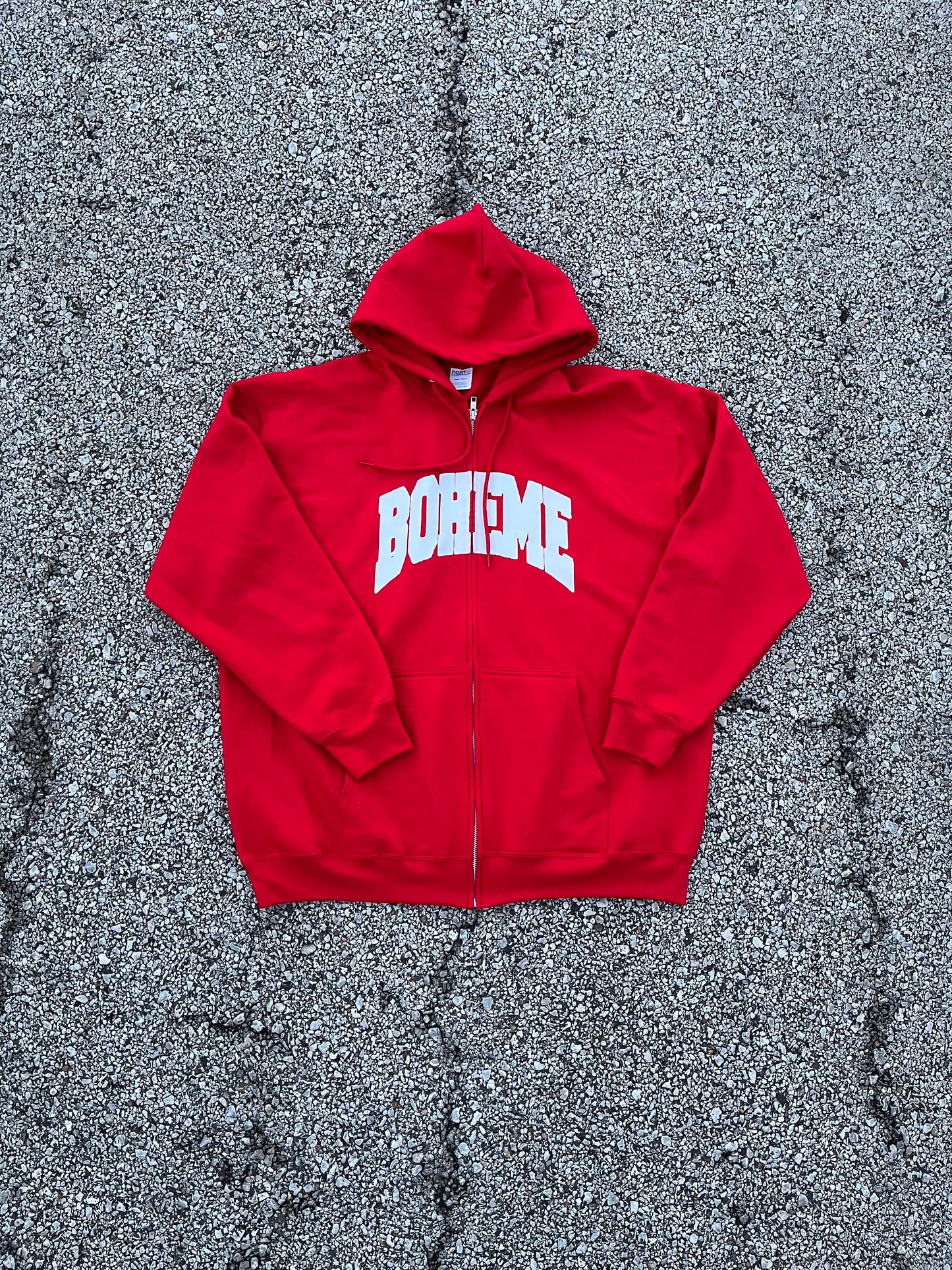 Red Boheme Zip Up